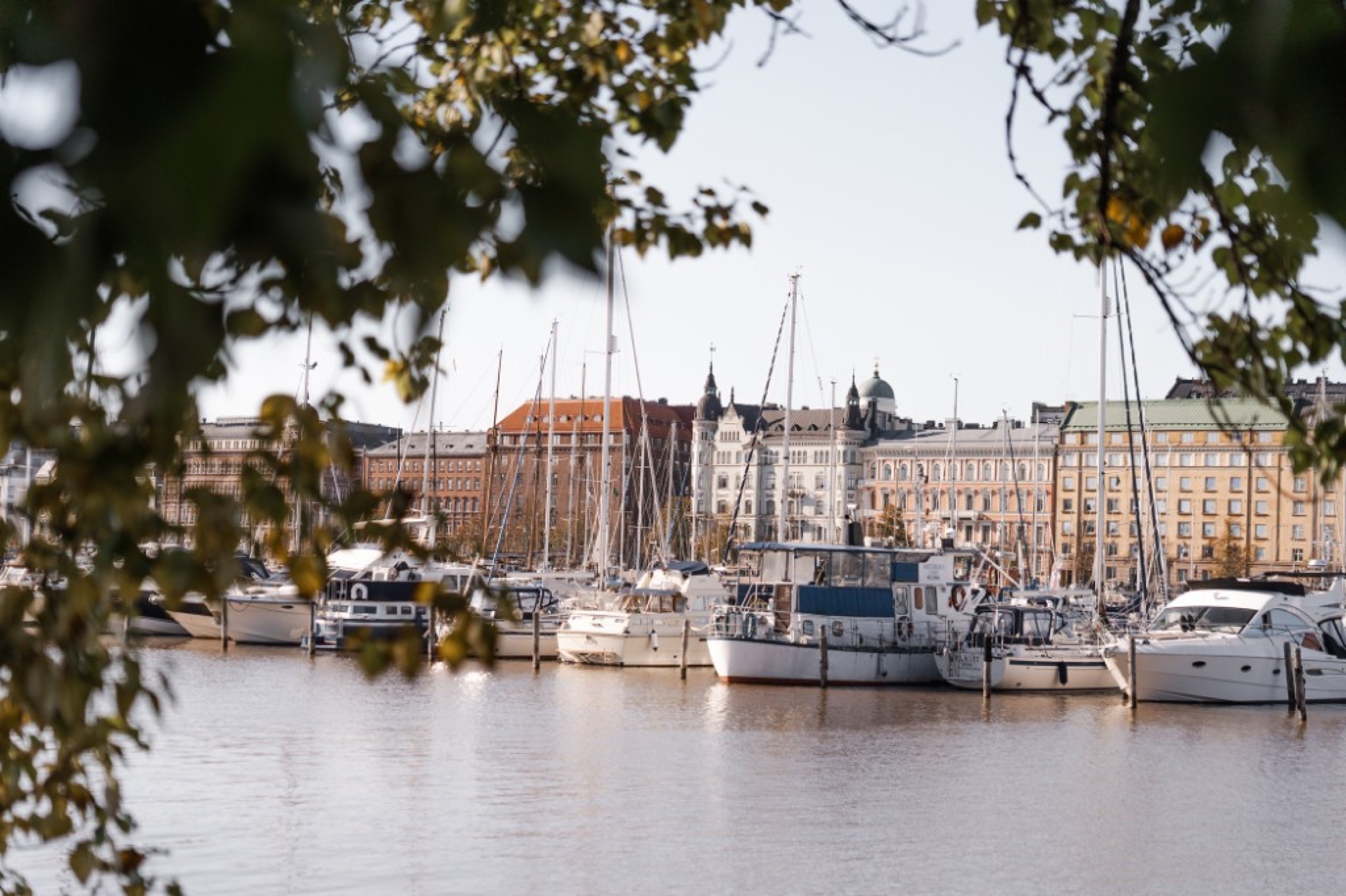Näkymä Tervasaaresta Kruununhakaan